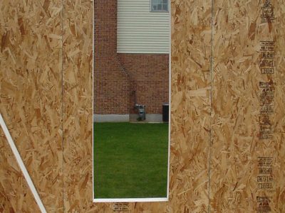 Window that are approximately 2 feet wide or less can be cut right out of the panel.